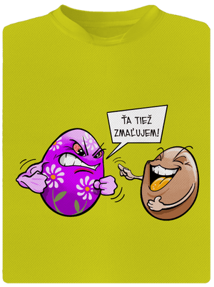 Zmaľujem ťa pánske športové tričko Neon Yellow