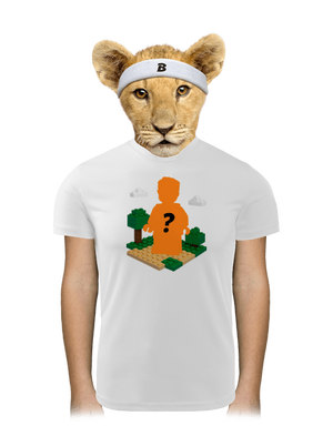 Lego z vlastnej fotky detské športové tričko White