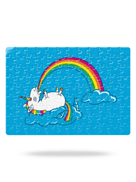 Tajomstvo dúhy puzzle White