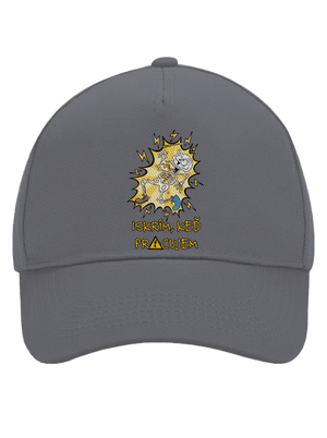 Iskrím šiltovka baseballka Graphite grey