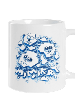 Ľadové mimikry klasický hrnček White