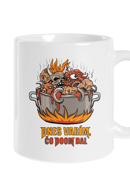 Čo Doom dal klasický hrnček White