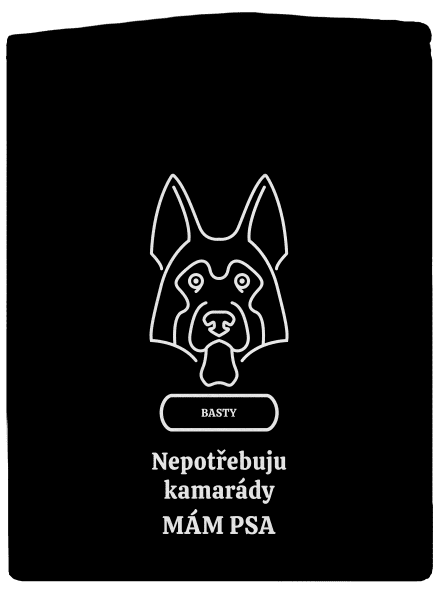 Nemôžem, mám psa dámska mikina na zips Black