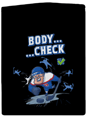 Body check dámska mikina na zips Black