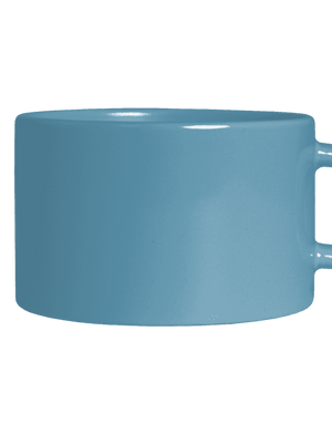 Bez potlače hrnček makronka Blue Macaron