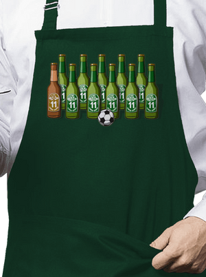 Futbalová jedenástka zástera Bottle Green