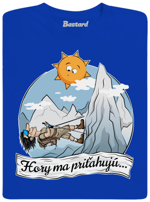 Hory ma priťahujú pánske dlhý rukáv Royal Blue