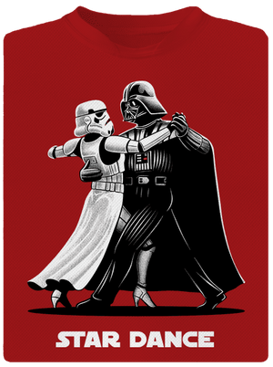 Star dance pánske športové tričko Red Mal