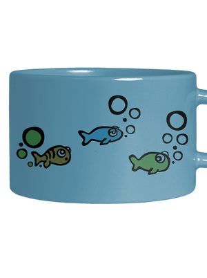 Nehoda hrnček makronka Blue Macaron