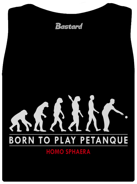Born to play petanque dámske tielko klasické Black