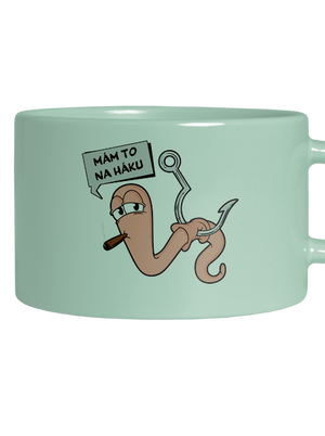 Na háku hrnček makronka Mint Macaron