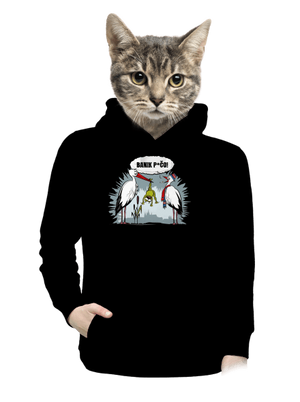 dámska mikina klokanka