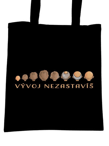 Vývoj nezastavíš taška Black