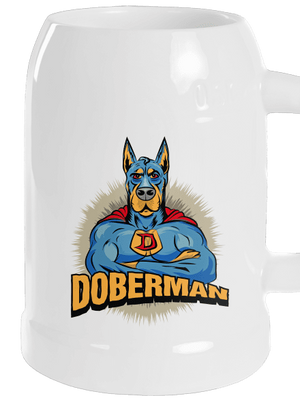 Doberman polliter White