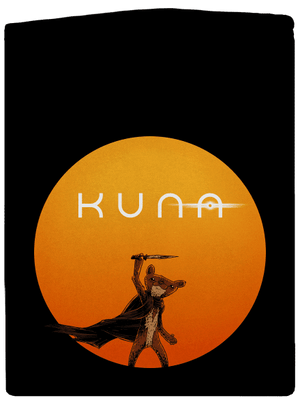 Kuna pánska mikina na zips Black