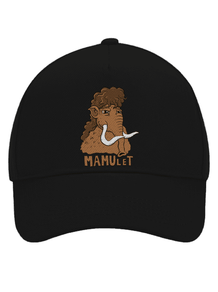 Mamulet šiltovka baseballka Black