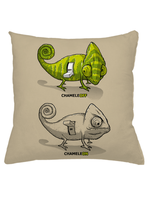 Zapnuté vypnuté vankúš Beige