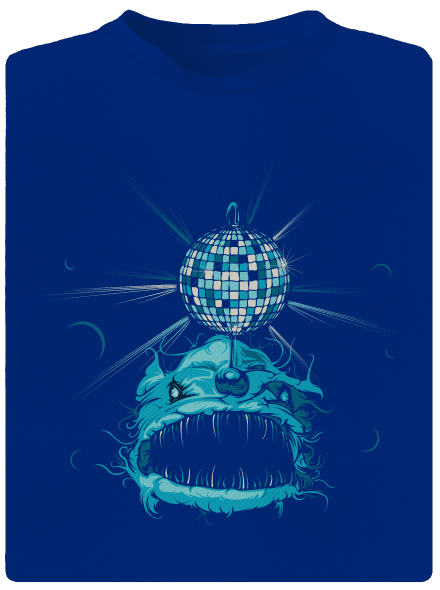 Morský discočert pánske športové tričko Royal Blue Mal