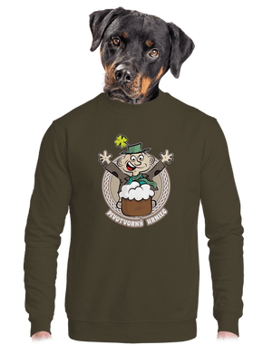 unisex mikina bez kapucne