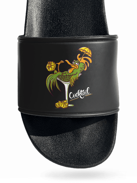Cocktail šľapky Black