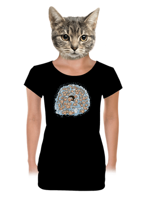 dámske tričko s lemom