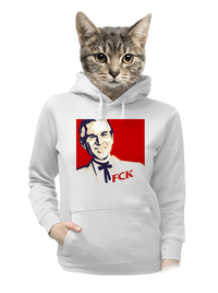 dámska mikina klokanka