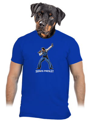 Servis Presley pánske tričko Royal Blue