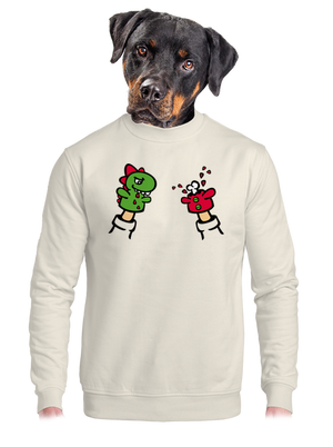 unisex mikina bez kapucne