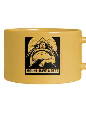 Mount have a rest hrnček makronka Yellow Macaron