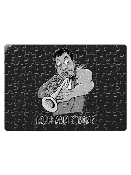 Louis Armstrong puzzle White