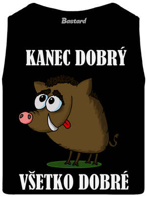 Kanec dobrý pánske tielko Black