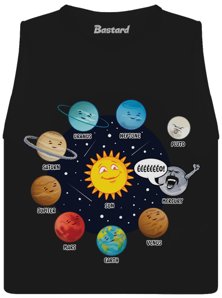 Mercury dámske tielko voľné Black