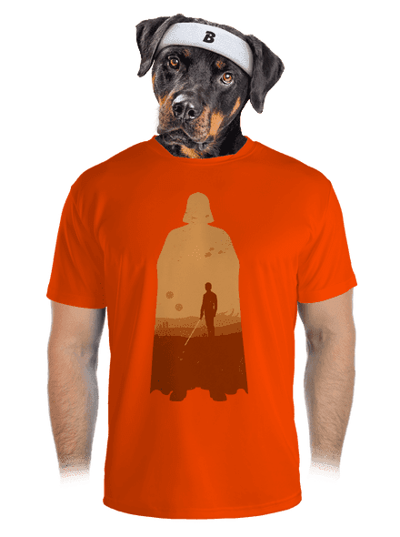 Skywalker pánske športové tričko Neon Orange