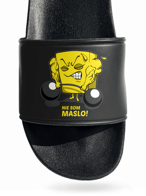Nie som maslo šľapky Black
