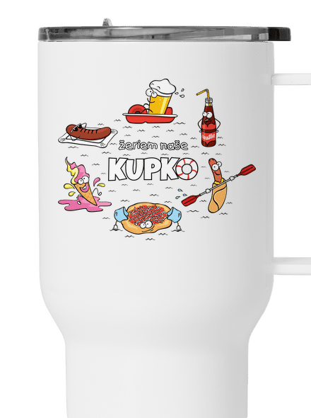 Slovenské kupko termohrnček White