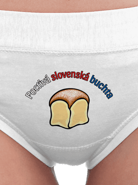 Poctivá buchta a klobása dámske nohavičky White