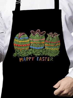Happy Easter zástera Black