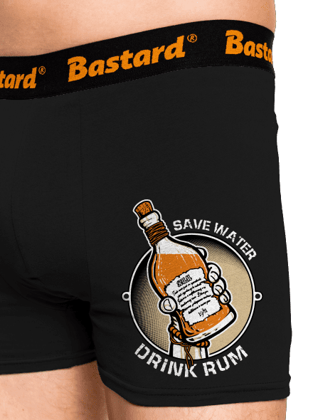Save water boxerky Black