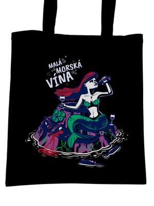 Malá mořská vína taška Black