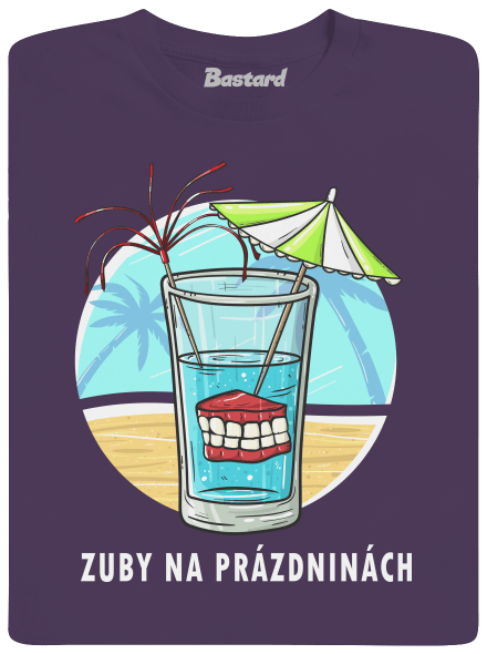 Zuby na prázdninách pánske tričko Urban Purple