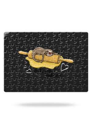 Milujem váľanie puzzle White