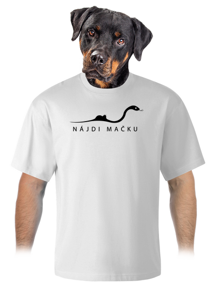 Nájdi mačku unisex tričko oversized White
