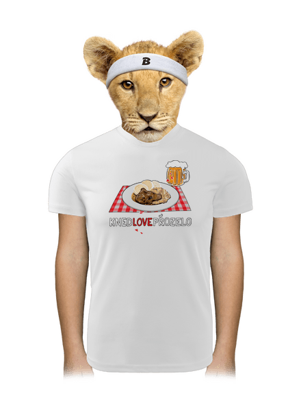 Knedlo vepřo zelo detské športové tričko White