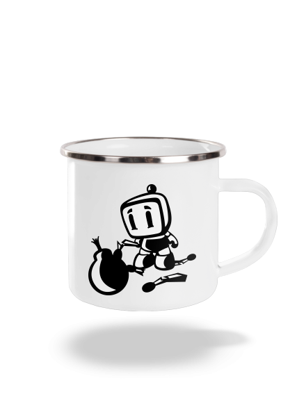 Bomberman plecháčik White