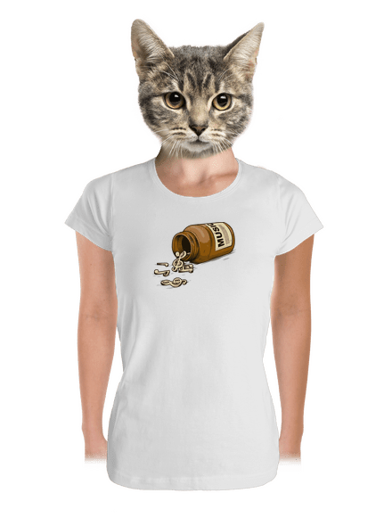 Music Pills dámske tričko prémium White