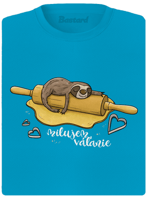 Milujem váľanie dámske športové tričko Blue Atol