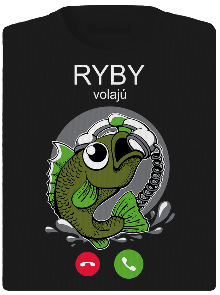 Ryby volají dámske športové tričko Black