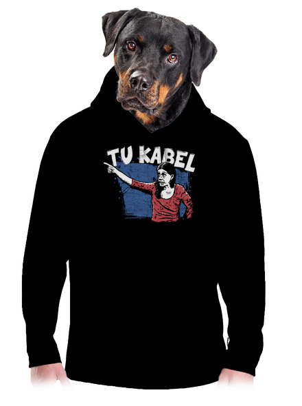 Tukabel pánska mikina klokanka Black