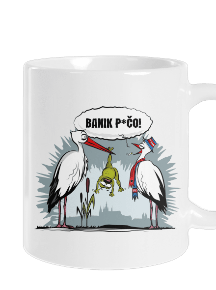 Banik p*čo! klasický hrnček White