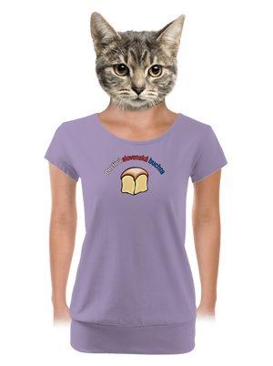 Poctivá buchta a klobása dámske tričko s lemom Lavender